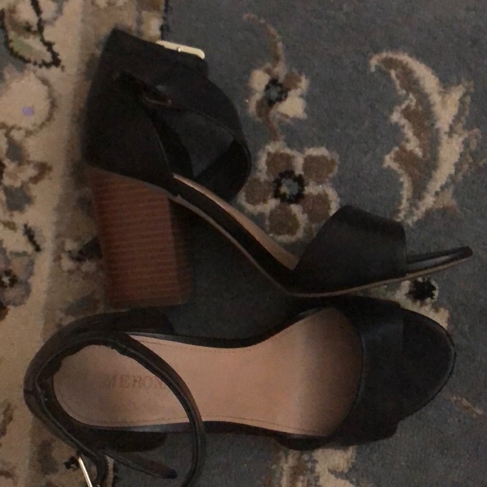 Open toe heels